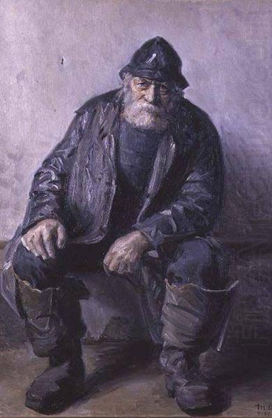 Michael Ancher Skagen Fisherman china oil painting image